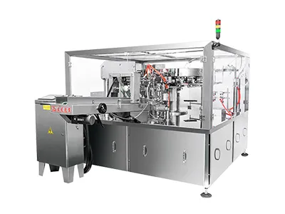 ماكينة تعبئة أكياس جاهزة ذات طيات جانبية