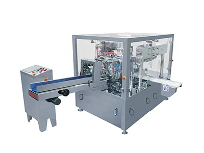 ماكينة تعبئة أكياس ذات سرعة عالية (حتى 70 كيس في الدقيقة)