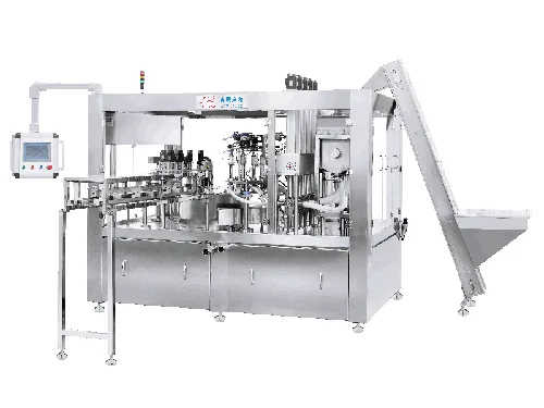 آلة تعبئة وتركيب أغطية أكياس الفوهات الدوارة، YL-(6-8)XZ